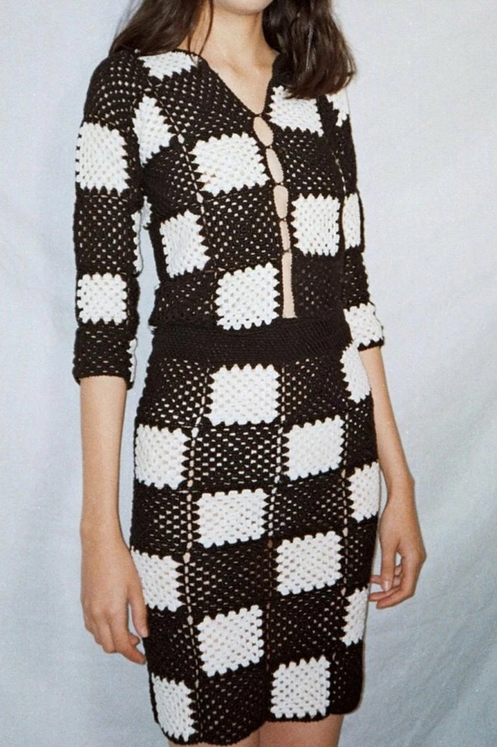 Lickyboy The Marta Sweater- Checkers 6 Lickyboy The Marta Sweater- Checkers