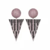 TALITA LONDON Space Circus Earrings - Pink Zebra
