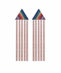 TALITA LONDON Break Free Earrings - Striped Multicolour