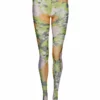 Richard Quinn Orange Pastel Printed Sheer Tights