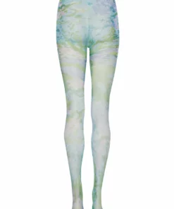 Richard Quinn Monet Printed Sheer Tights