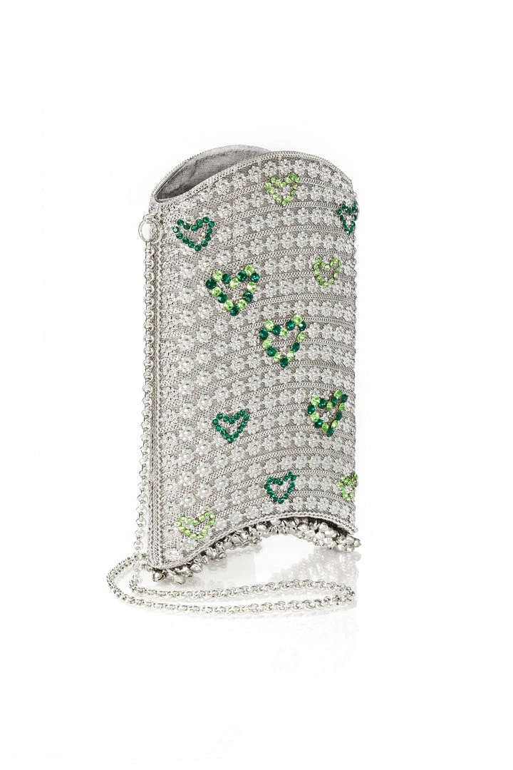 Mae Cassidy Simi Sweetheart Emerald Phone Bag 7 Mae Cassidy Simi Sweetheart Emerald Phone Bag