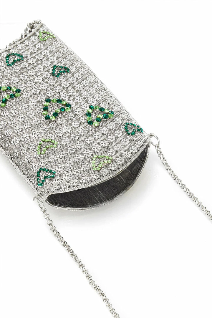 Mae Cassidy Simi Sweetheart Emerald Phone Bag 6 Mae Cassidy Simi Sweetheart Emerald Phone Bag