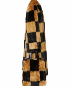 Stand Studio Nino Coat Check Brown