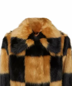 Stand Studio Nino Coat Check Brown