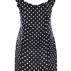 De La Vali Bandana Polka Dot Mini Dress