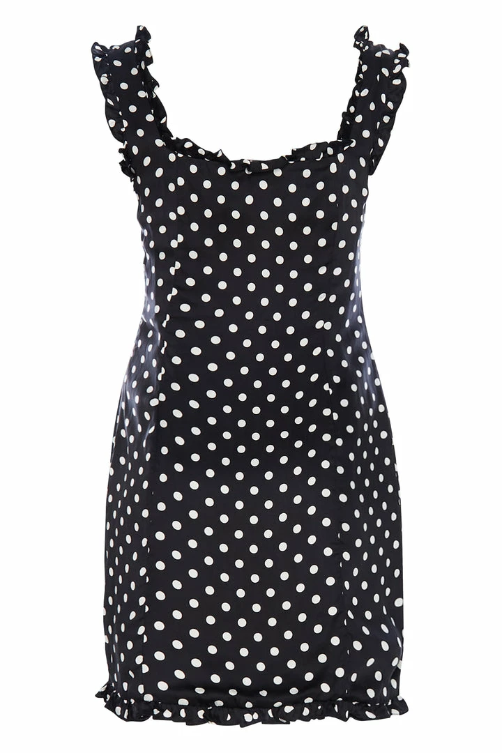 De La Vali Bandana Polka Dot Mini Dress 3 De La Vali Bandana Polka Dot Mini Dress