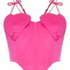 Area Heart Bust Corset Top