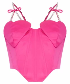 Area Heart Bust Corset Top