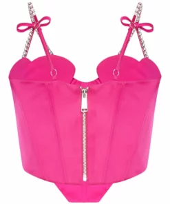 Area Heart Bust Corset Top