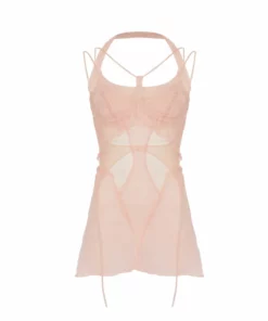 Dreaming Eli Deconstructed Cup Pink Dress