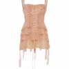 Dreaming Eli Triple Pink Corset Dress 1 Dreaming Eli Triple Pink Corset Dress