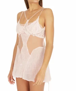 Dreaming Eli Deconstructed Cup Pink Dress