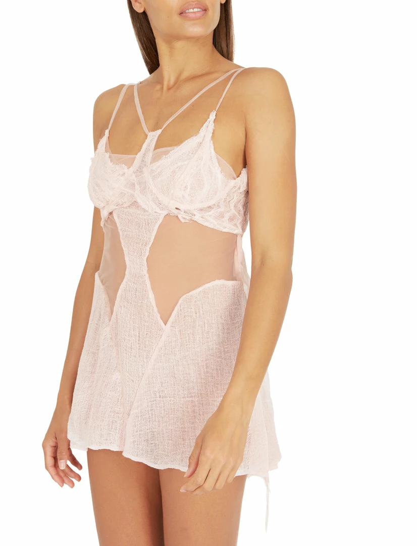 Dreaming Eli Deconstructed Cup Pink Dress 4 Dreaming Eli Deconstructed Cup Pink Dress