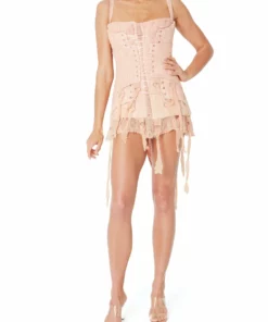 Dreaming Eli Triple Pink Corset Dress