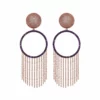 TALITA LONDON Etnoround Earrings - Rose Gold