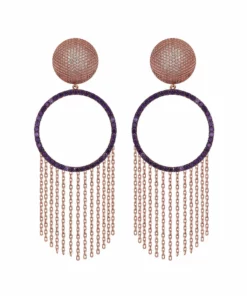 TALITA LONDON Etnoround Earrings - Rose Gold