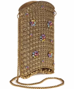Mae Cassidy Simi Bloom Gold Phone Bag