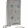 Mae Cassidy Simi Bloom Silver Phone Bag