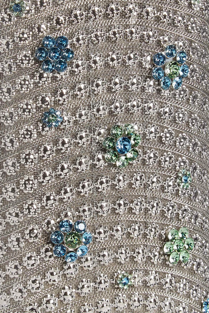 Mae Cassidy Simi Bloom Silver Phone Bag 5 Mae Cassidy Simi Bloom Silver Phone Bag