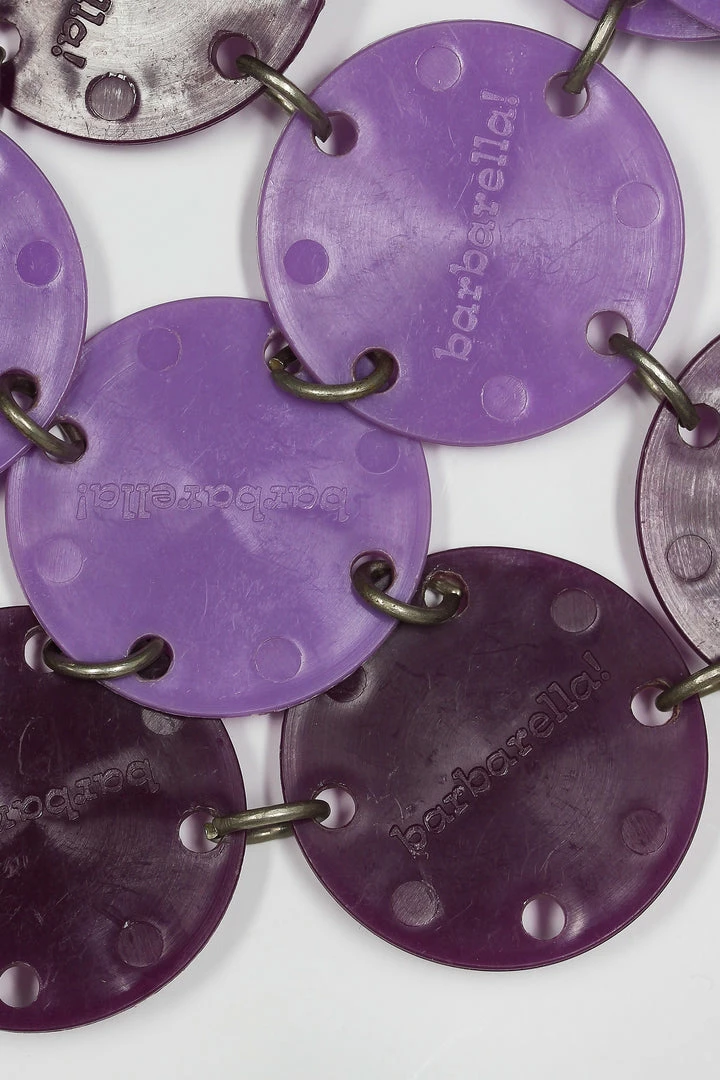 Annie's Archive 1969 'Barbarella!' Purple Mini Disc Dress. Rent: £120/Day 8 Annie's Archive 1969 'Barbarella!' Purple Mini Disc Dress. Rent: £120/Day