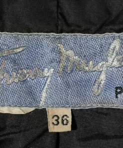 Annie's Archive 1994 Thierry Mugler Wool Black Buckle Jacket And Skirt. Rent: £90/Day