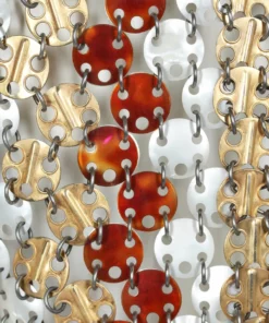 Annie's Archive Spring Summer 1969 Paco Rabanne Bronze Metal Discs Couture Evening Gown. Rent: £2,195