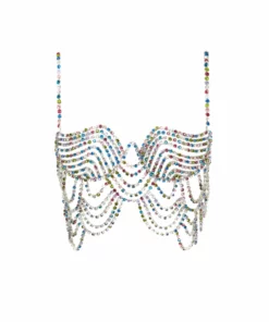 Area Scalloped Crystal Top