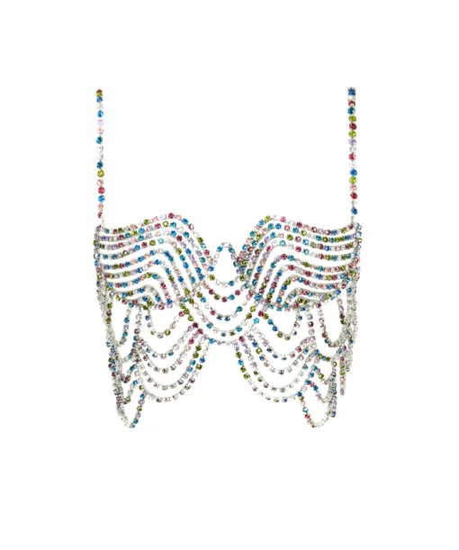 Area Scalloped Crystal Top