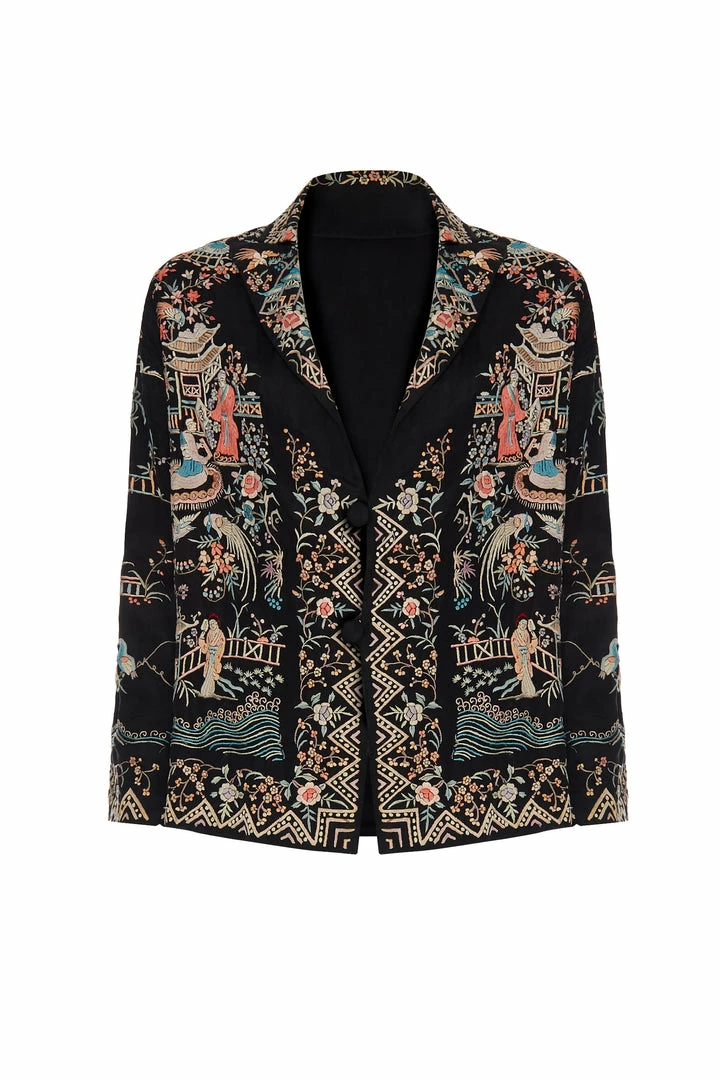 Annie's Archive 1920's Chinese Garden Jacket 3 Annie's Archive 1920's Chinese Garden Jacket