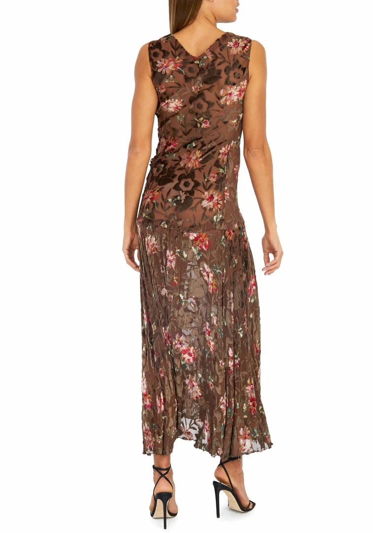 Annie's Archive 1930's Floral Velvet Evening Gown 7 Annie's Archive 1930's Floral Velvet Evening Gown