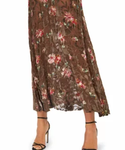 Annie's Archive 1930's Floral Velvet Evening Gown 9 Annie's Archive 1930's Floral Velvet Evening Gown