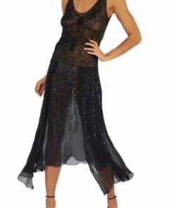 Annie's Archive 1930's Beaded Chiffon Gown