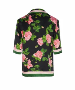 Richard Quinn Pink Rose Pyjama Set