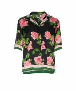 Richard Quinn Pink Rose Pyjama Set