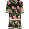 Richard Quinn Pink Rose Pyjama Set