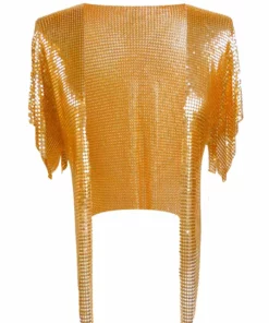 Isabel Moore Aria Waistcoat - Gold