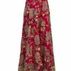 Annie's Archive Vintage Indian Hot Pink Silk Skirt