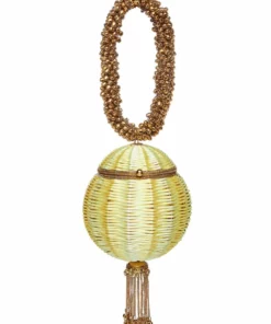 Mae Cassidy Babi Beach Bracelet- Antique Gold/Lemon Yellow