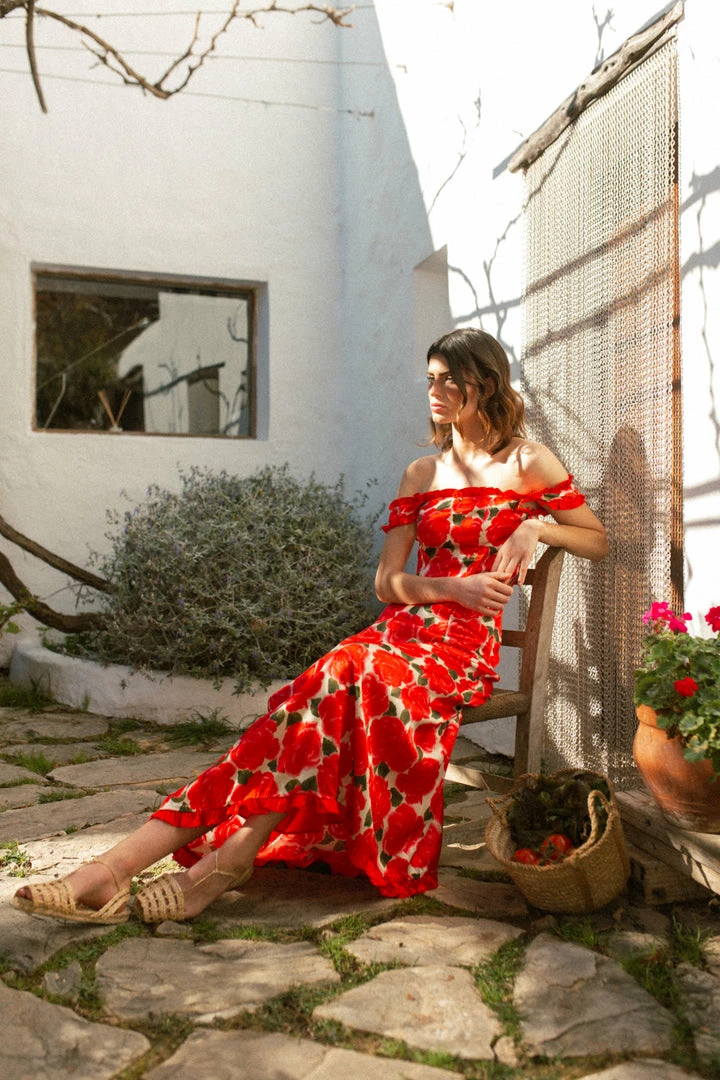 De La Vali Bandana Pink Rose Dress 5 De La Vali Bandana Pink Rose Dress