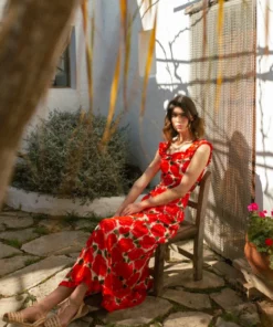 De La Vali Bandana Pink Rose Dress 11 De La Vali Bandana Pink Rose Dress