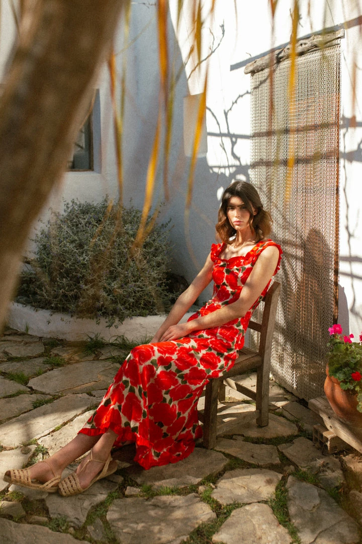 De La Vali Bandana Pink Rose Dress 7 De La Vali Bandana Pink Rose Dress