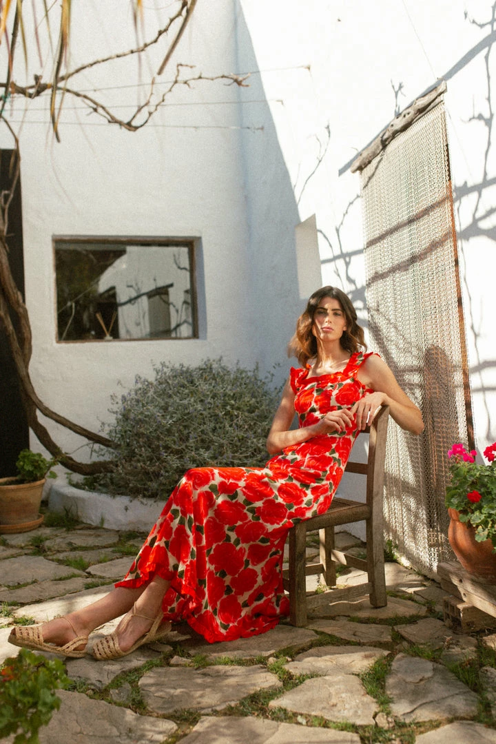 De La Vali Bandana Pink Rose Dress 4 De La Vali Bandana Pink Rose Dress