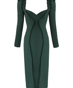 Georgia Hardinge Blaze Bottle Green Dress