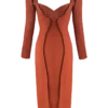Georgia Hardinge Blaze Terracotta Dress 2 Georgia Hardinge Blaze Terracotta Dress