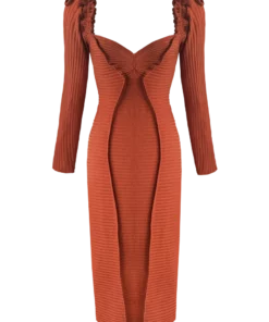 Georgia Hardinge Blaze Terracotta Dress