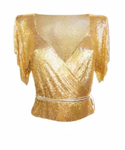Isabel Moore Deia Top - Gold