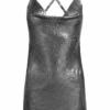 Isabel Moore Elysia Dress - Gunmetal