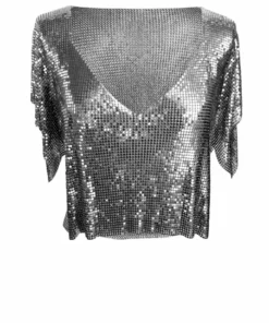 Isabel Moore Ava Top - Gunmetal