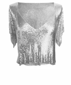 Isabel Moore Ava Top - Silver